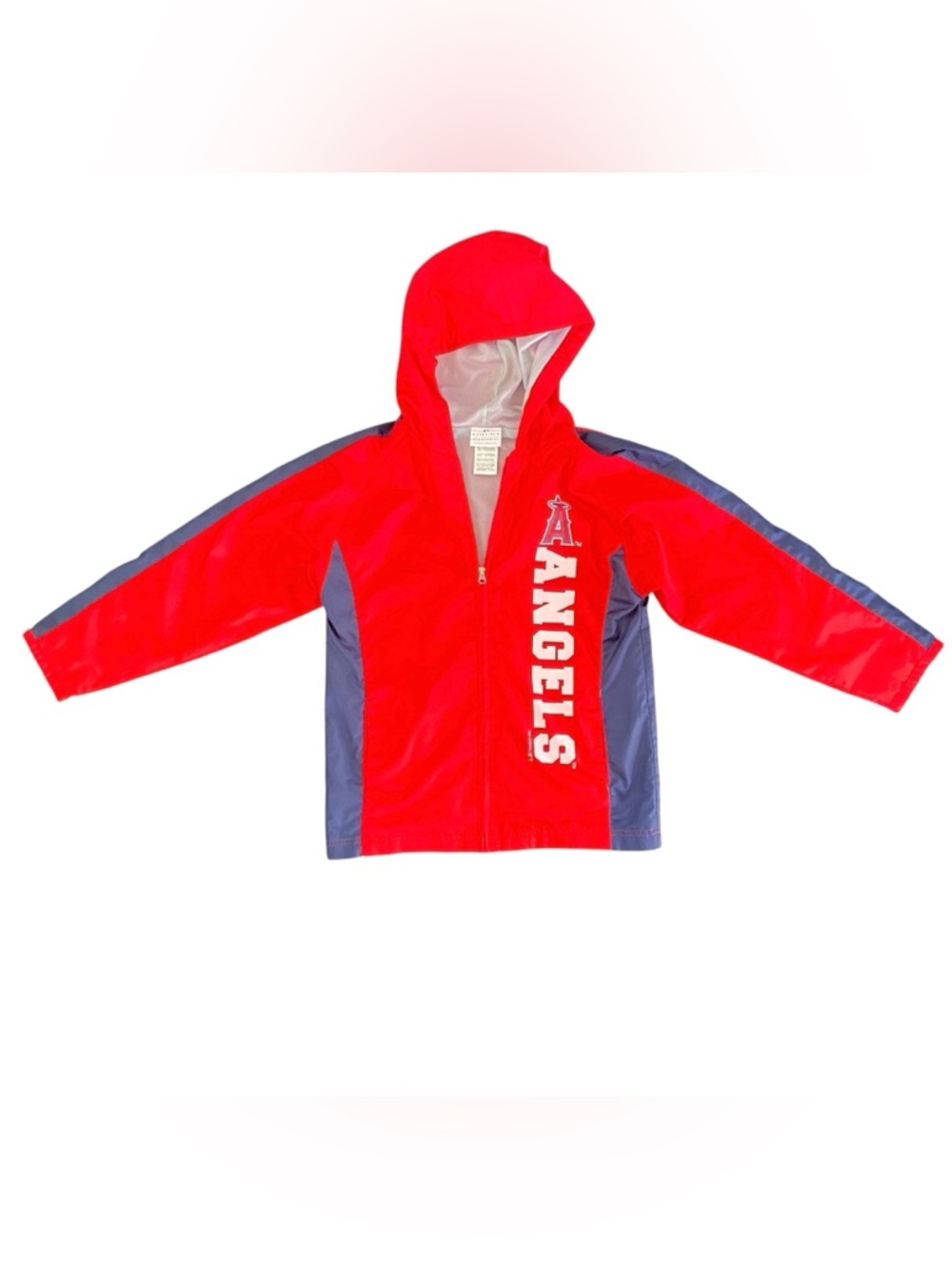 Vintage Los Angeles Angels Windbreaker Jacket Youth L 10/12 Genuine Merchandise